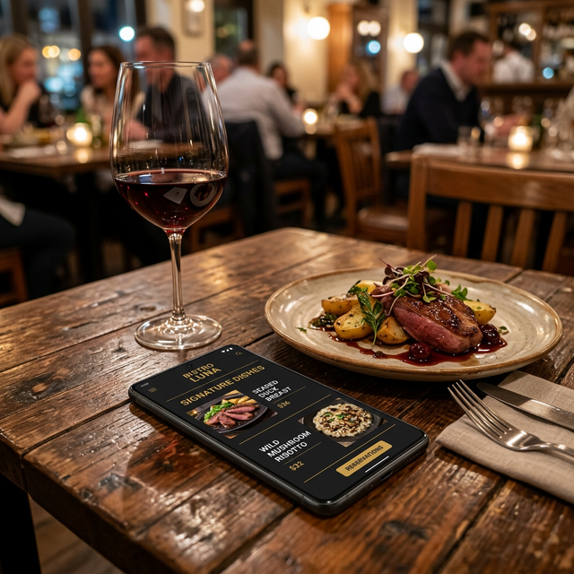 Plat de restaurant